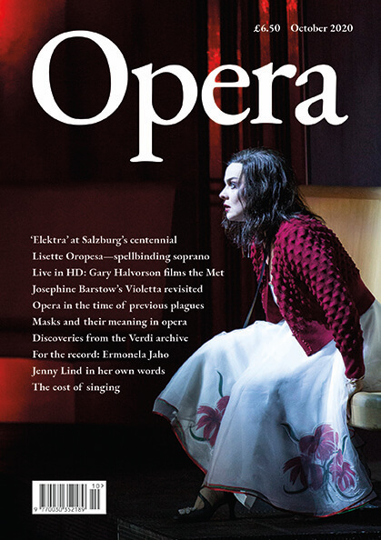 Opera October 2020 cover