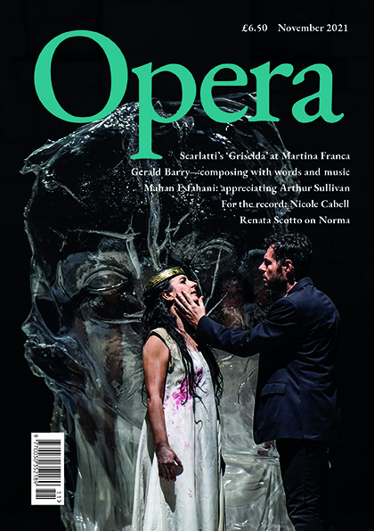 Opera November 2021 cover