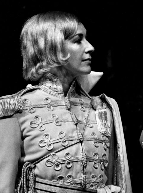 Octavian’s view: Lott in the title role of  ‘Der Rosenkavalier’ at Glyndebourne in 1980