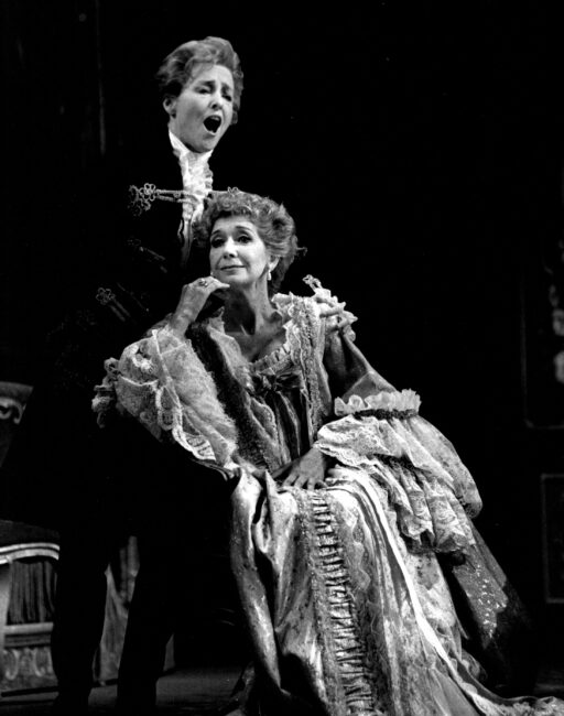 Octavian’s view: Lott in the title role of  ‘Der Rosenkavalier’ at Glyndebourne in 1980
