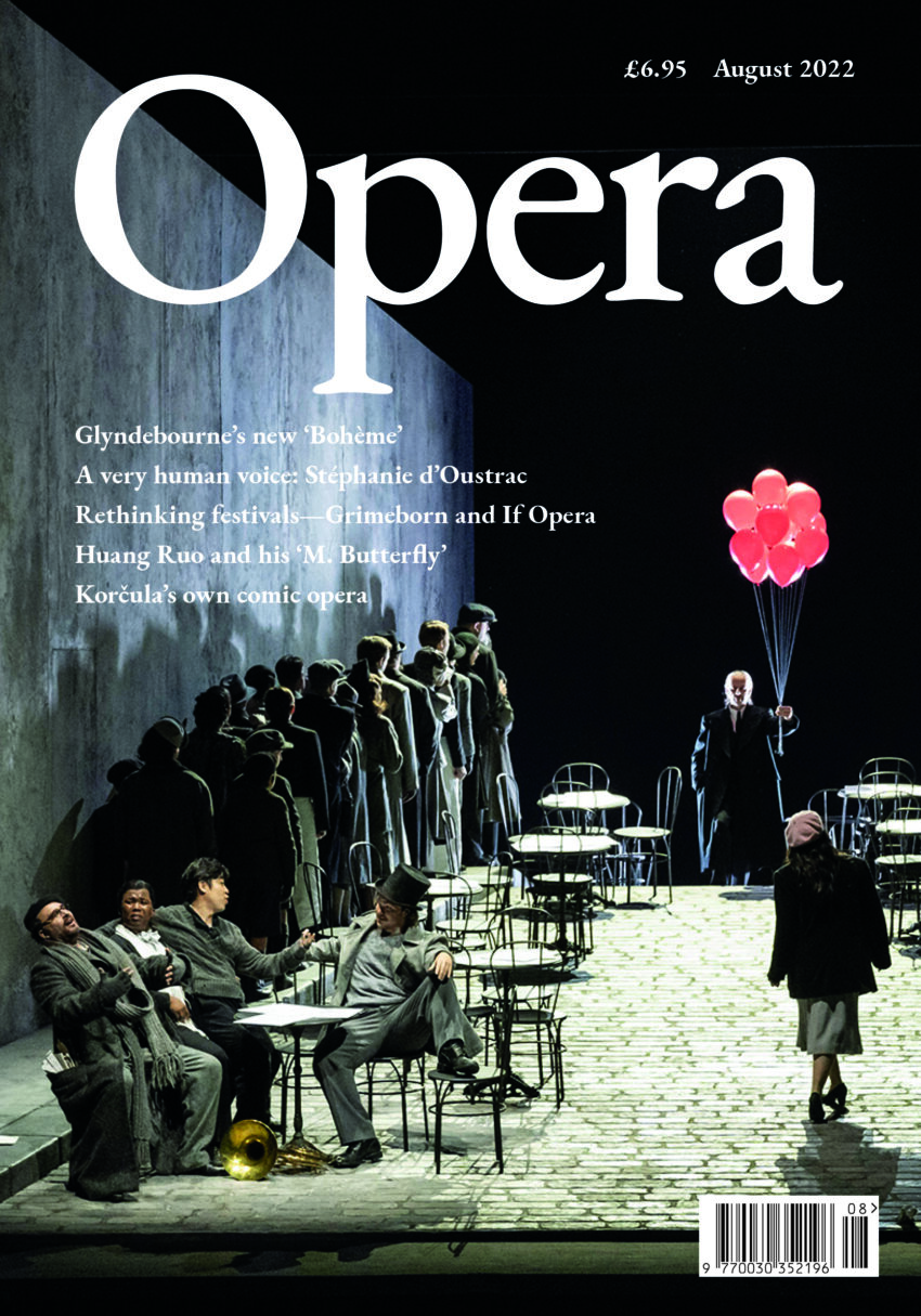 Opera August 22 cover