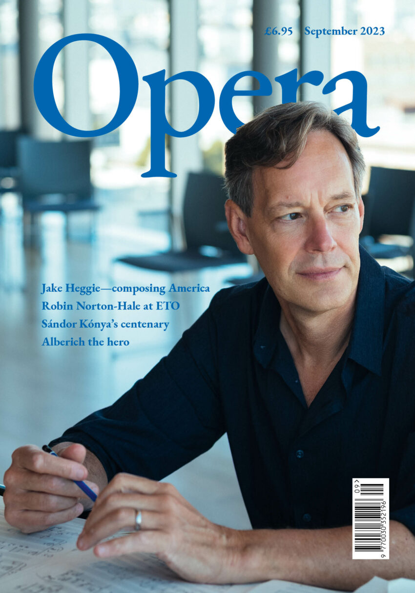 September 2023 opera cover